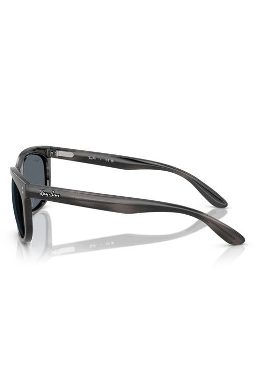 Ray Ban Ray-ban Pillow 60mm Sunglasses In Brown Striped Green