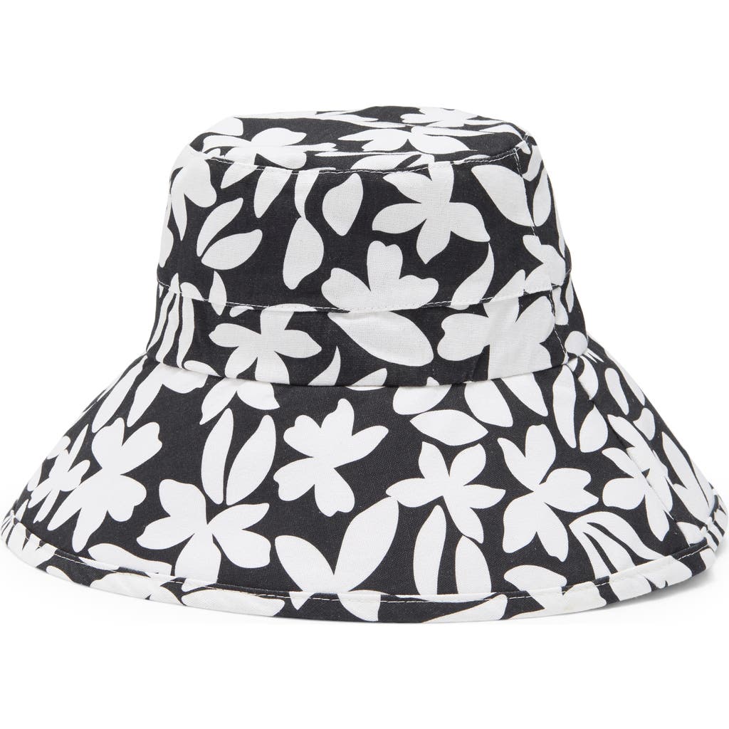 Nordstrom Rack Wide Brim Bucket Hat In Black