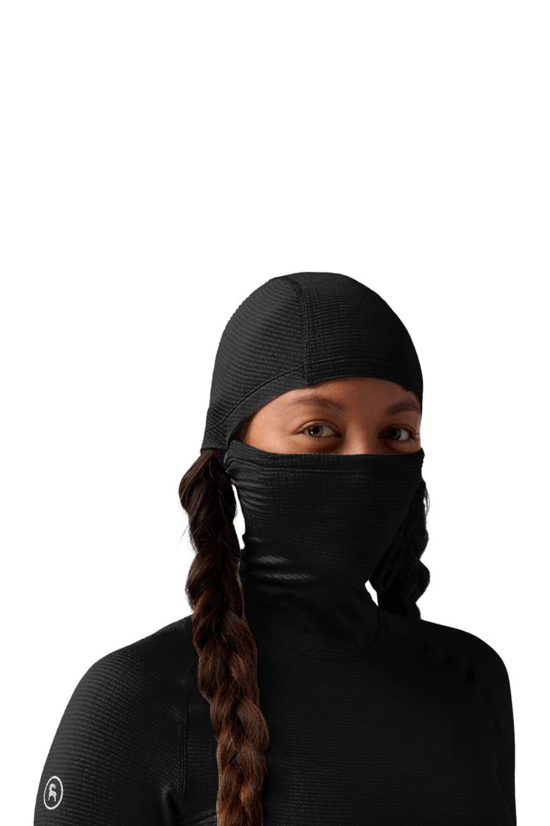 Pines Micrrid Ultra-Lt Baselayer Balaclava Top - Women's, Alternate, color, Black