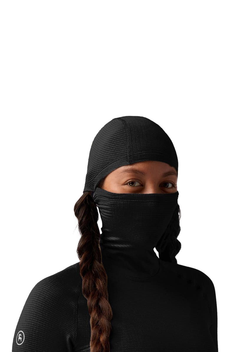 Backcountry Pines Microgrid Ultra-Lt Baselayer Balaclava Top - Women
s, Alternate, color, Black