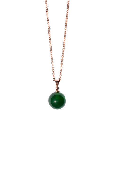 Greene Green Jade Pendant Necklace