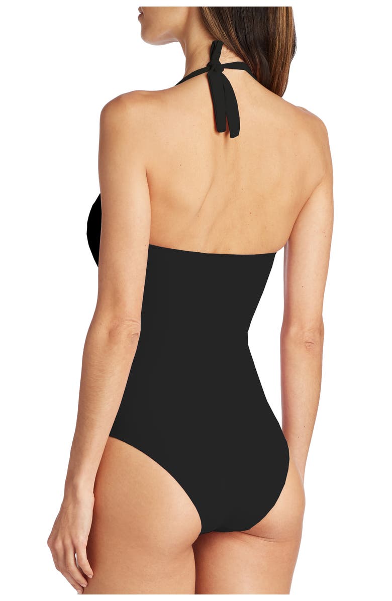VALIMARE Sicily Bow-style One-piece Swimsuit, Alternate, color, 