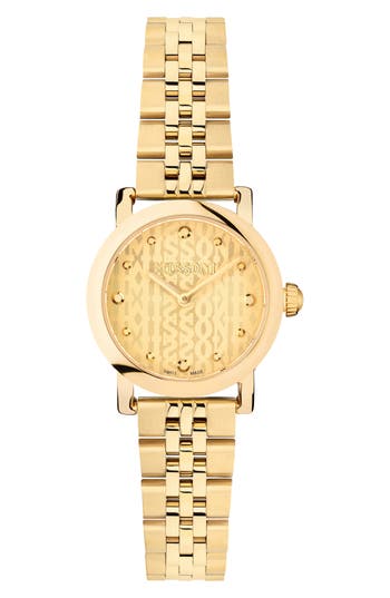 Missoni Mini Monogram Bracelet Watch In Ip Yellow Gold