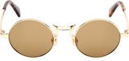 Max Mara 48mm Small Round Sunglasses