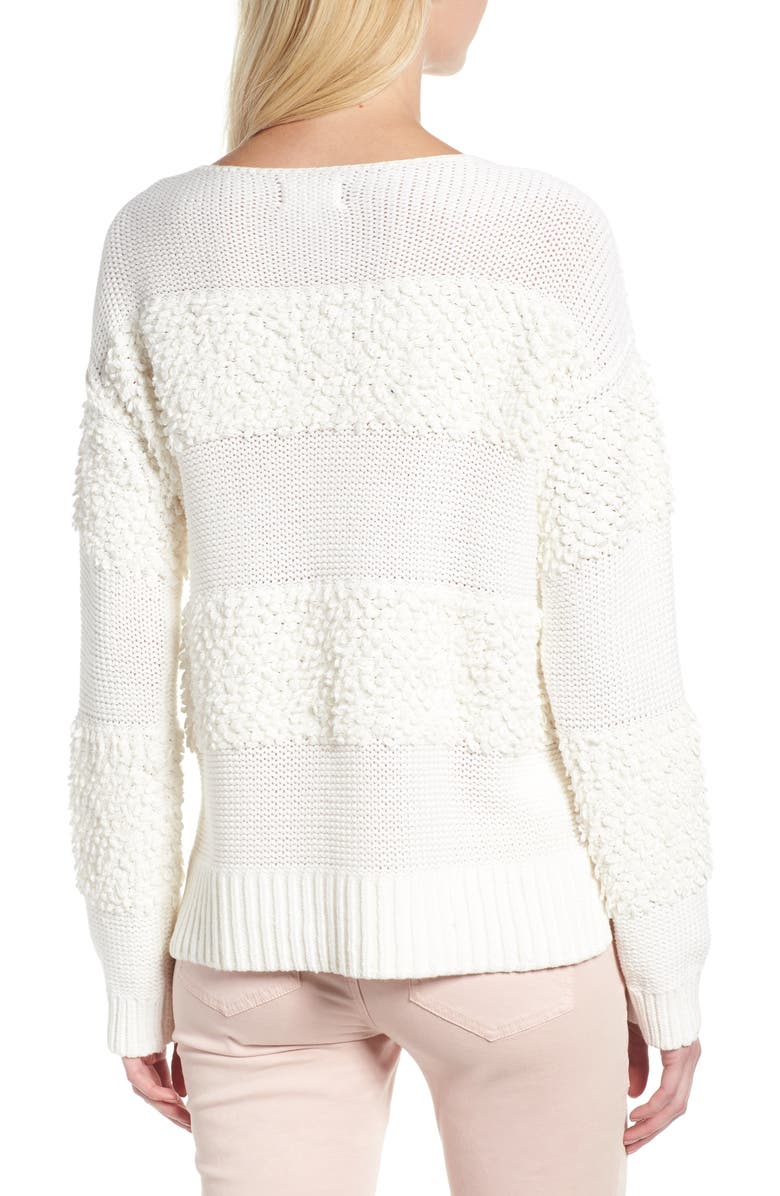 Lou & Grey Loop Stripe  Sweater, Alternate, color, 