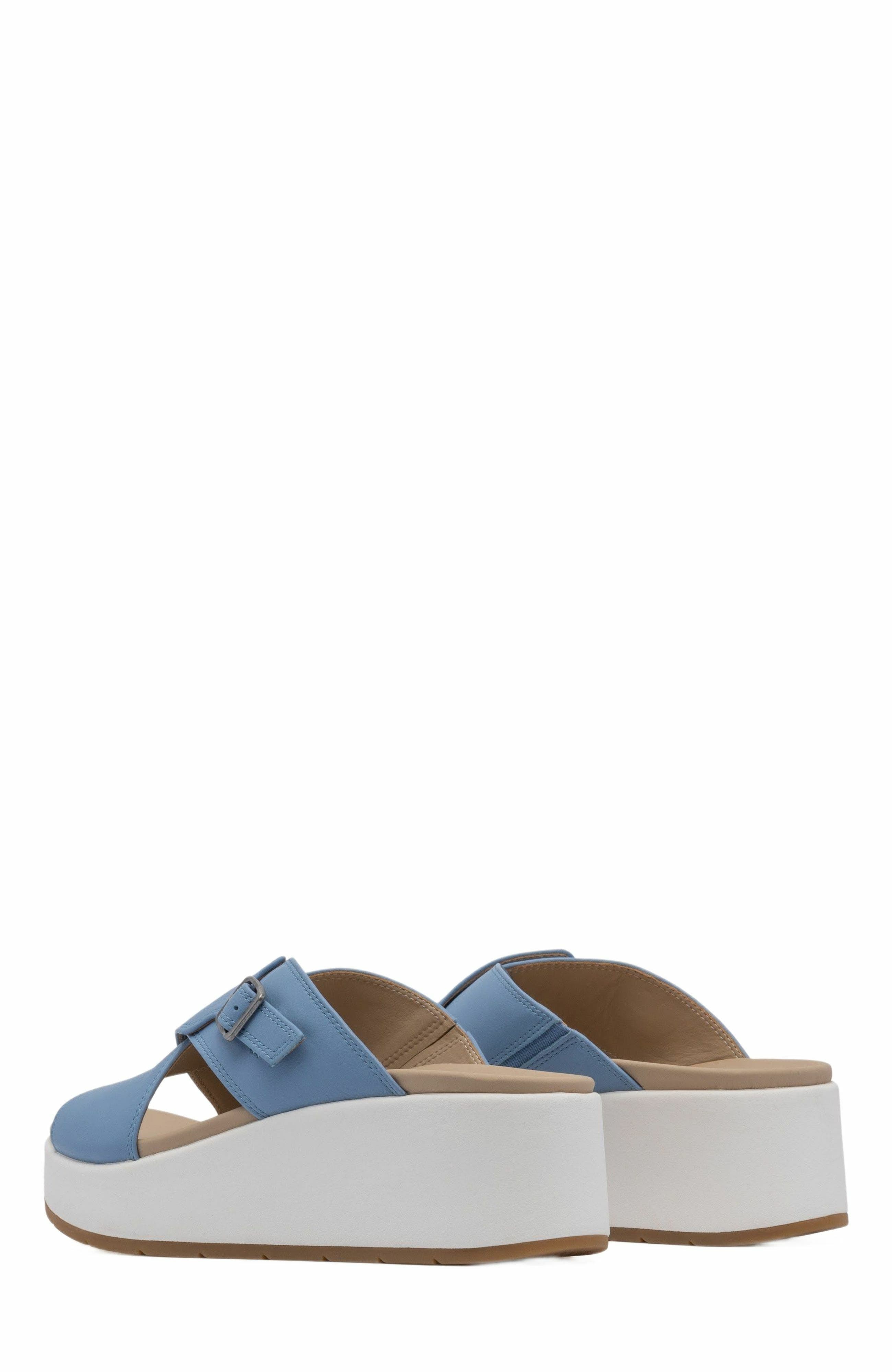 Solstice Cross Slide, Alternate, color, Denim - Regular