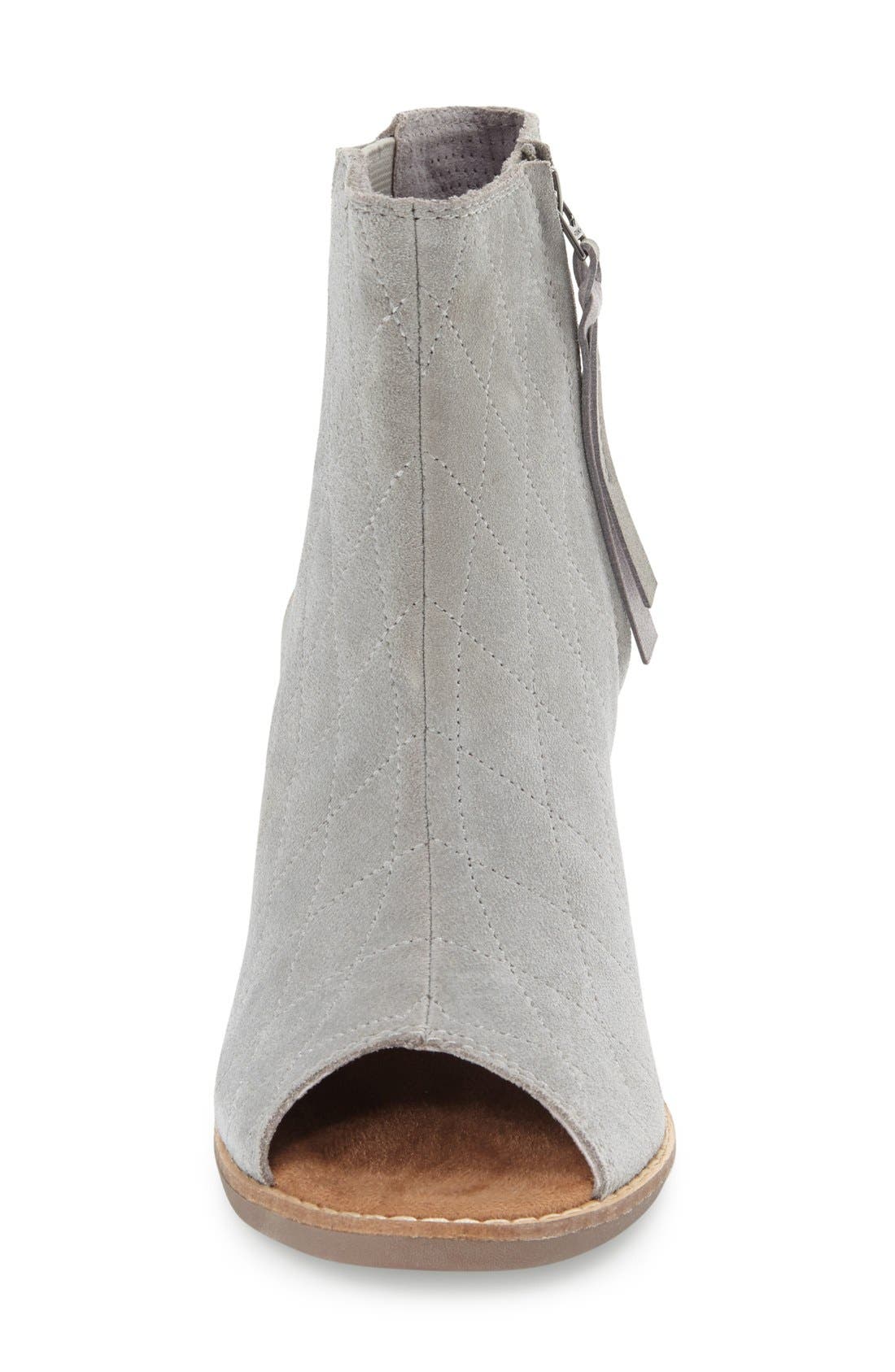 TOMS 'Majorca' Peep Toe Bootie, Alternate, color, 