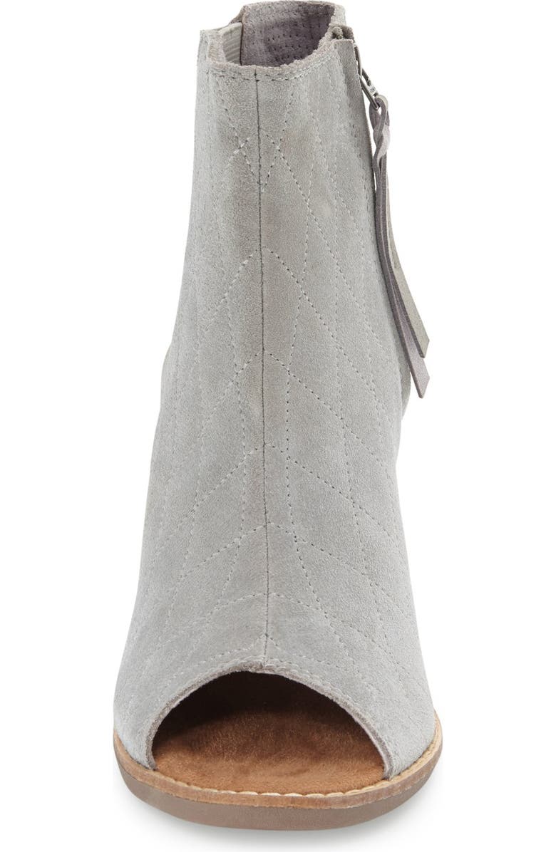 TOMS 'Majorca' Peep Toe Bootie, Alternate, color,