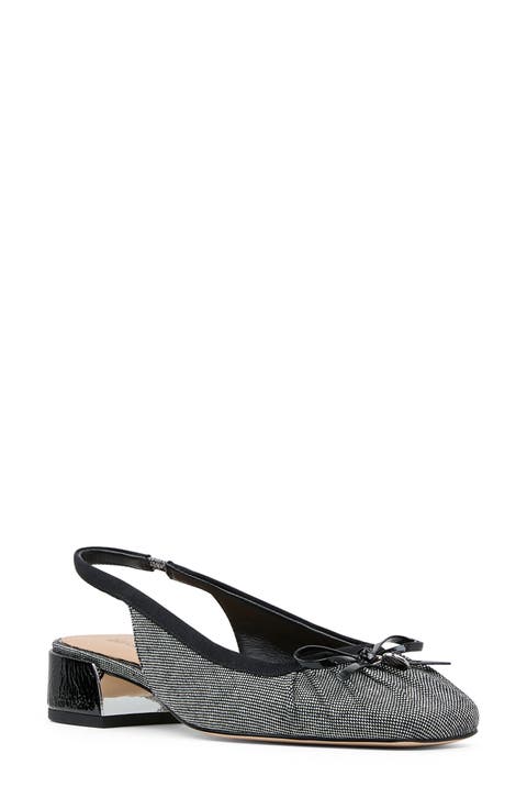 Dara Slingback Square Toe Pump (Women)