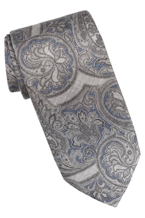 San Marco - Extra Long Printed Silk Tie for Men