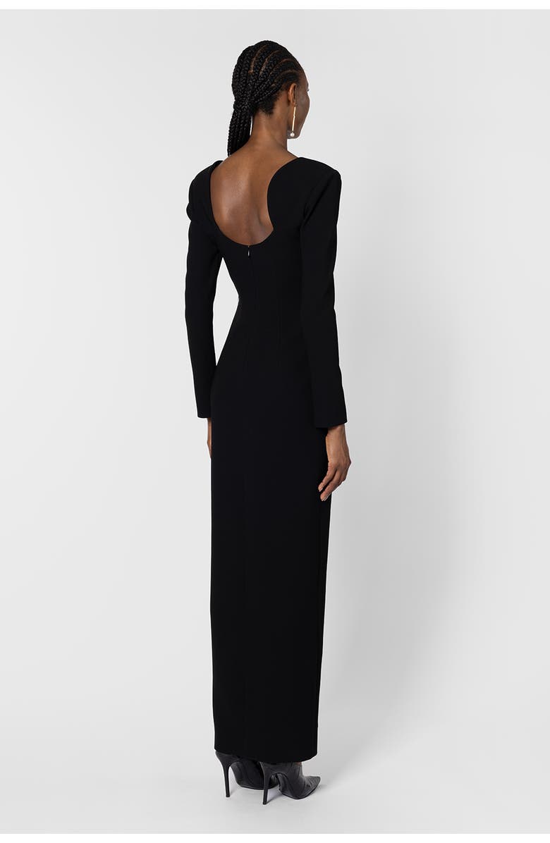 Roksanda Zari Sweetheart Full Length Dress, Alternate, color, Black