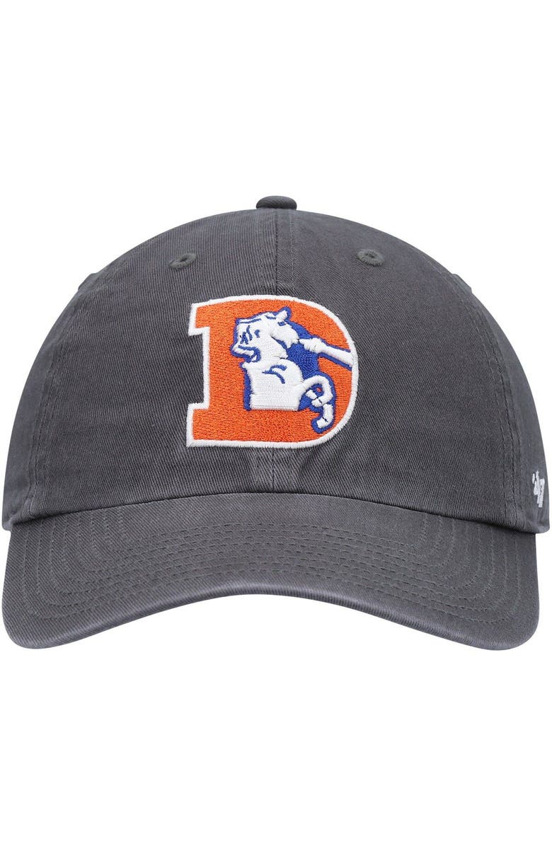 '47 Men's '47 Charcoal Denver Broncos Clean Up Legacy Adjustable Hat, Alternate, color, Charcoal