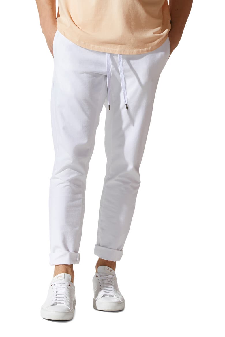 Flex Pro Icon Slim Fit Joggers, Main, color, WHITE