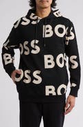 BOSS We Cool Logo Graphic Hoodie