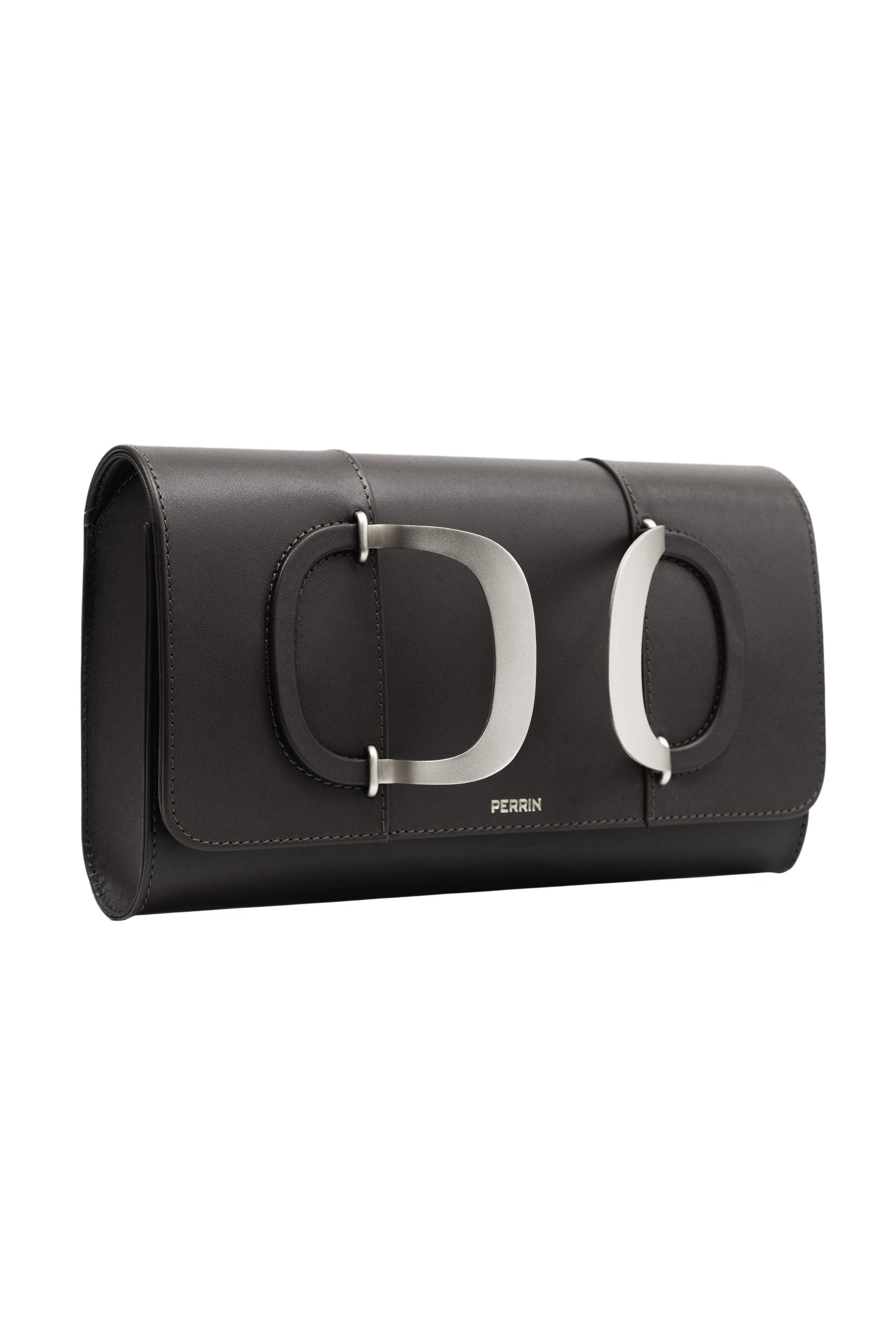 PERRIN PARIS Duelle Clutch, Alternate, color, Black