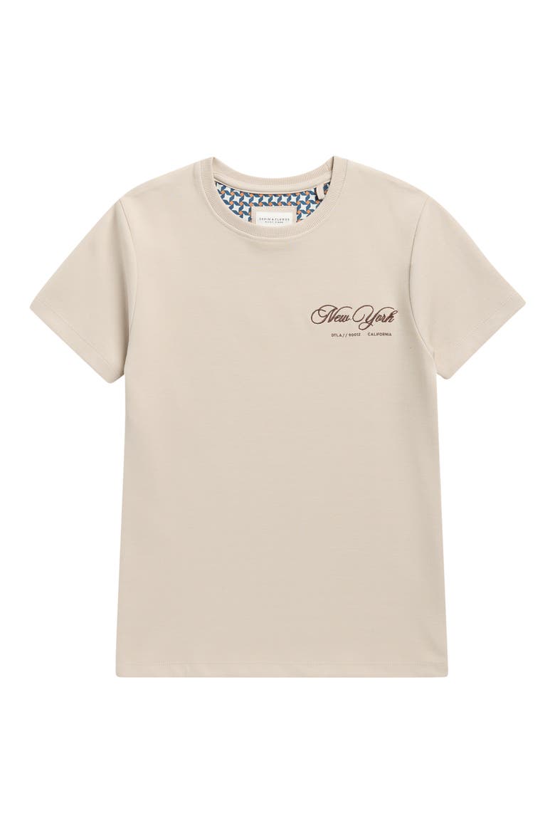 Kids' Graphic T-Shirt, Main, color, STONE