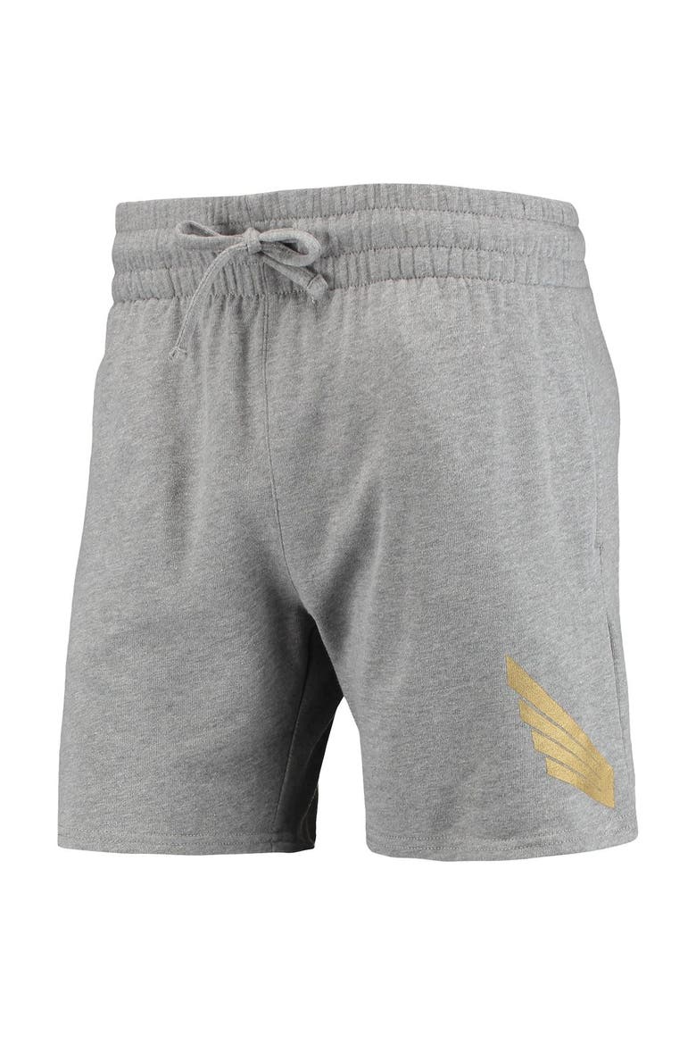 Women's Mitchell & Ness Heathered Gray LAFC Logo Shorts, Alternate, color, Gray