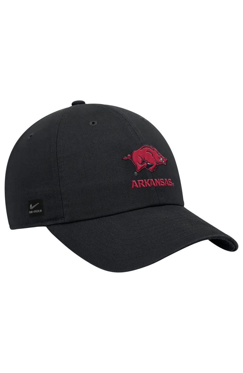 Nike Men's Nike Black Arkansas Razorbacks 2025 On-Field Club Adjustable Hat, Alternate, color, 