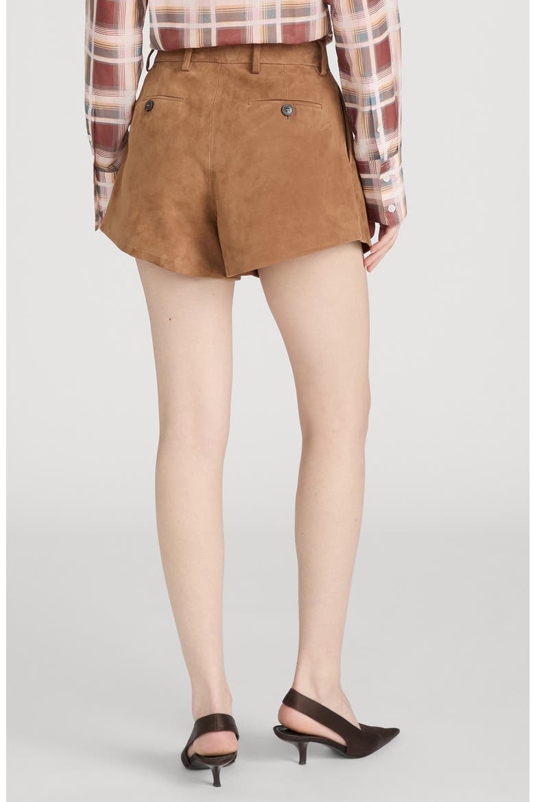 The Suede Utility Shorts, Alternate, color, CHAI