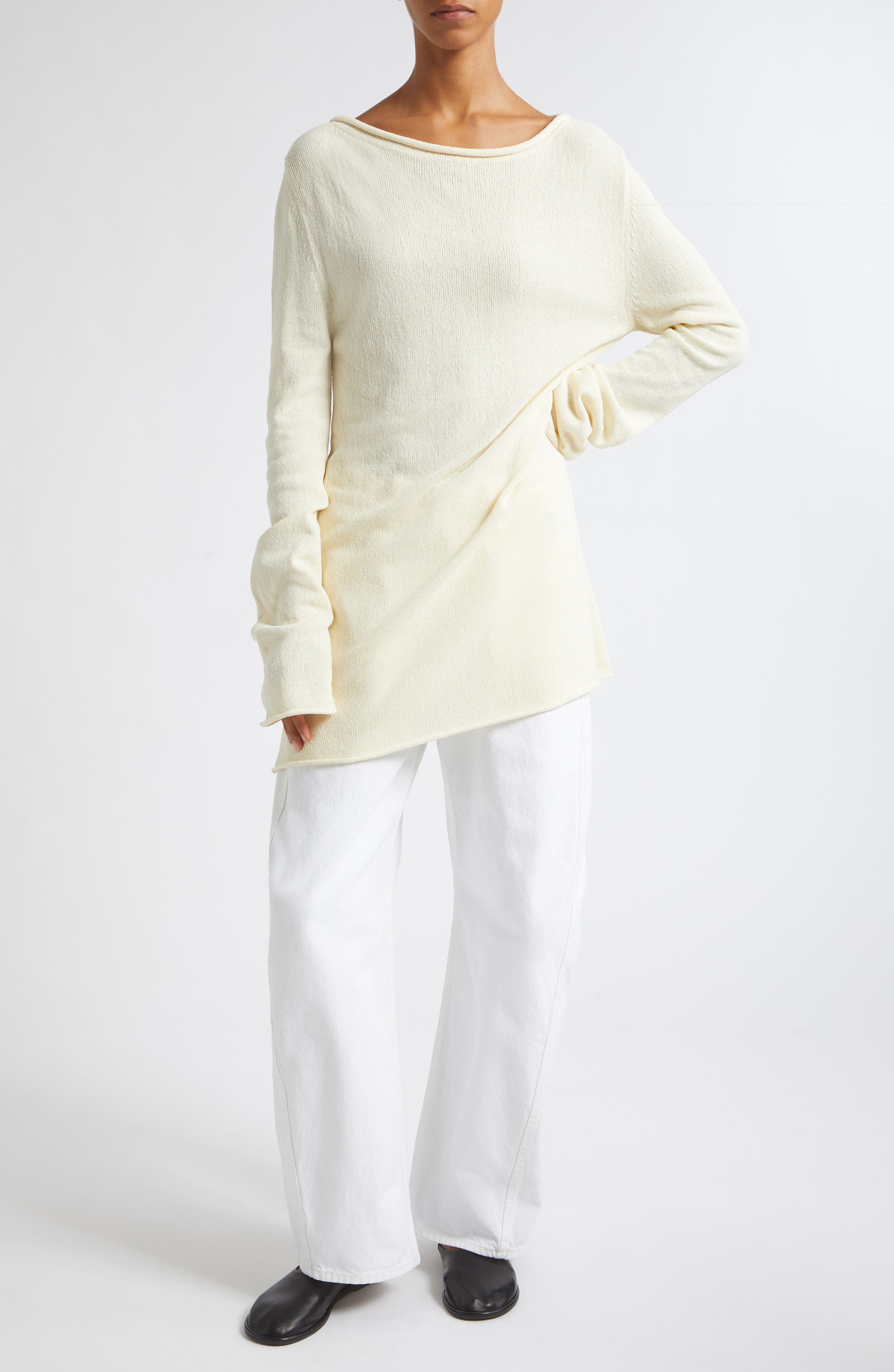 Kallmeyer Yasmin Cotton Blend Tunic Top (Women) | Nordstrom