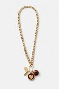 Daniela Millan Jewelry Love Charm Necklace