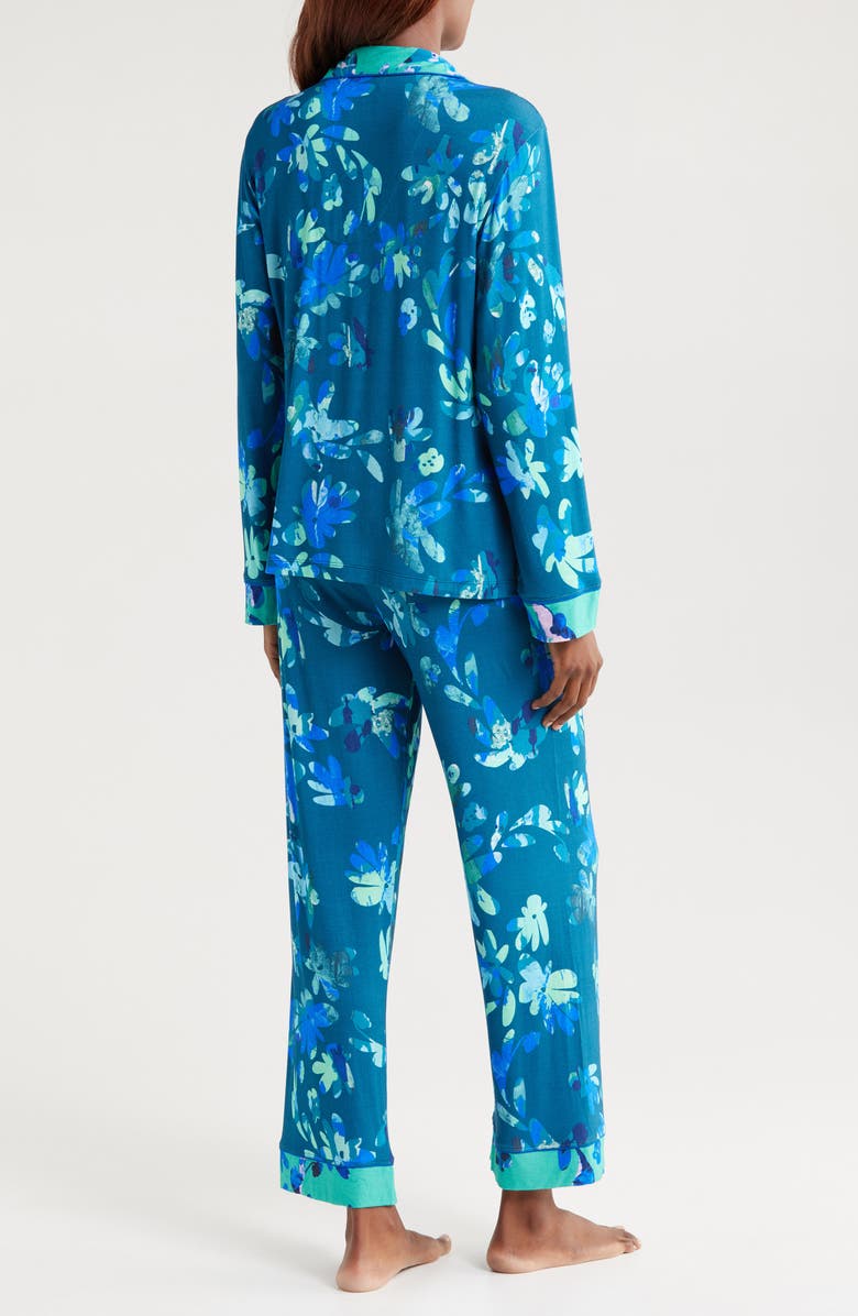 Alivia Sofia Print Pajamas, Alternate, color, Marble Floral Navy/ Jade