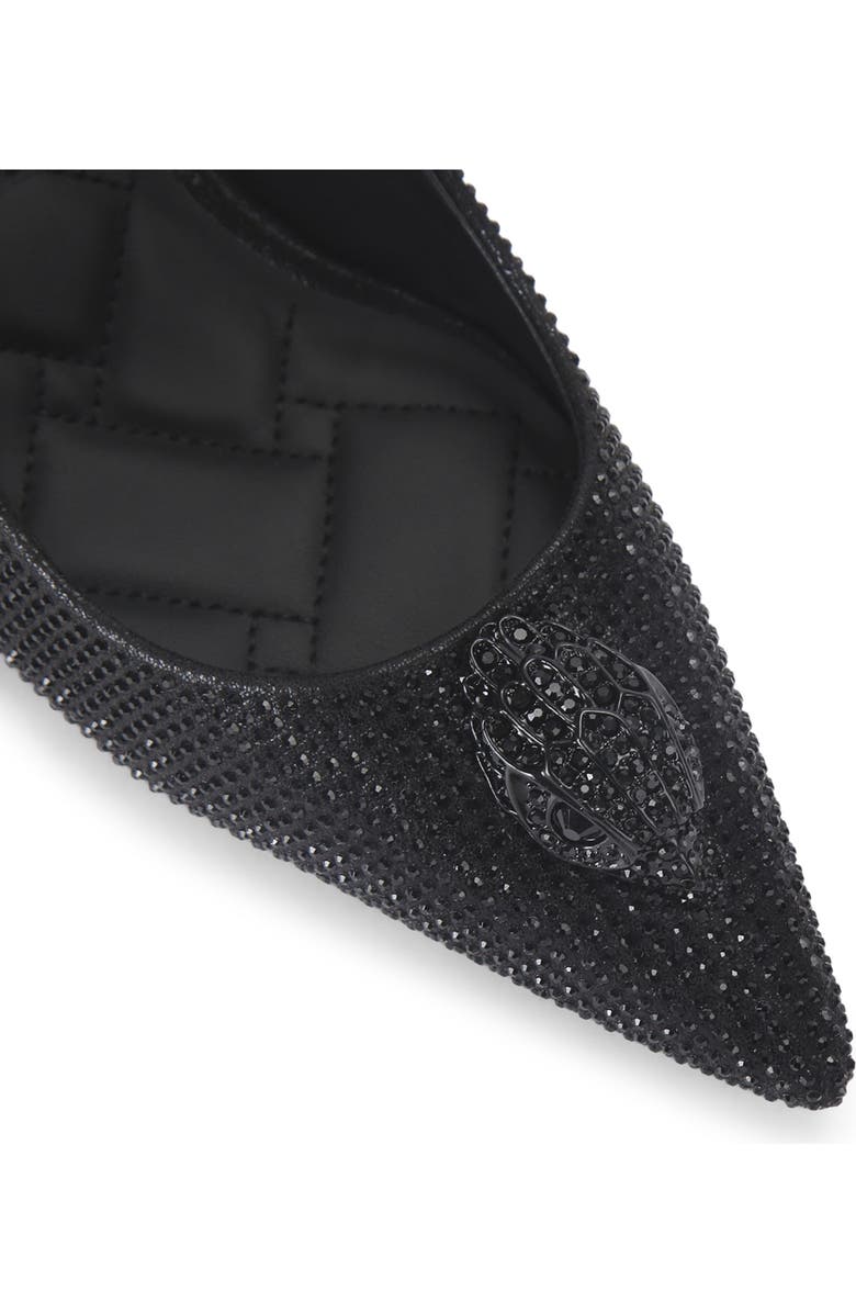 Kurt Geiger London Belgravia Eagle Pointed Toe Court Pump, Alternate, color, Black