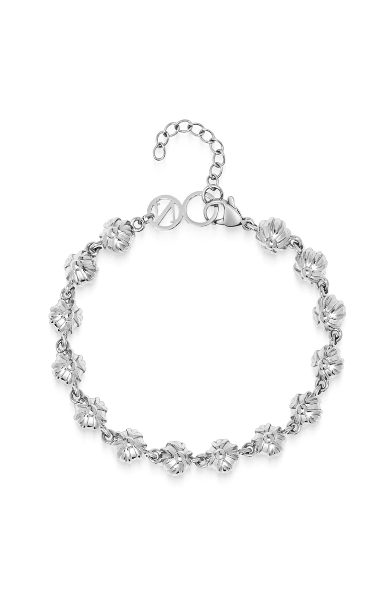 Silver Bloom Bracelet, Main, color, Silver