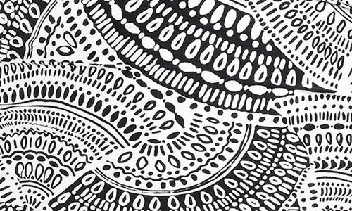 La Blanca Dreamcatcher Abstract Print One-piece Swimsuit In Ivory/black