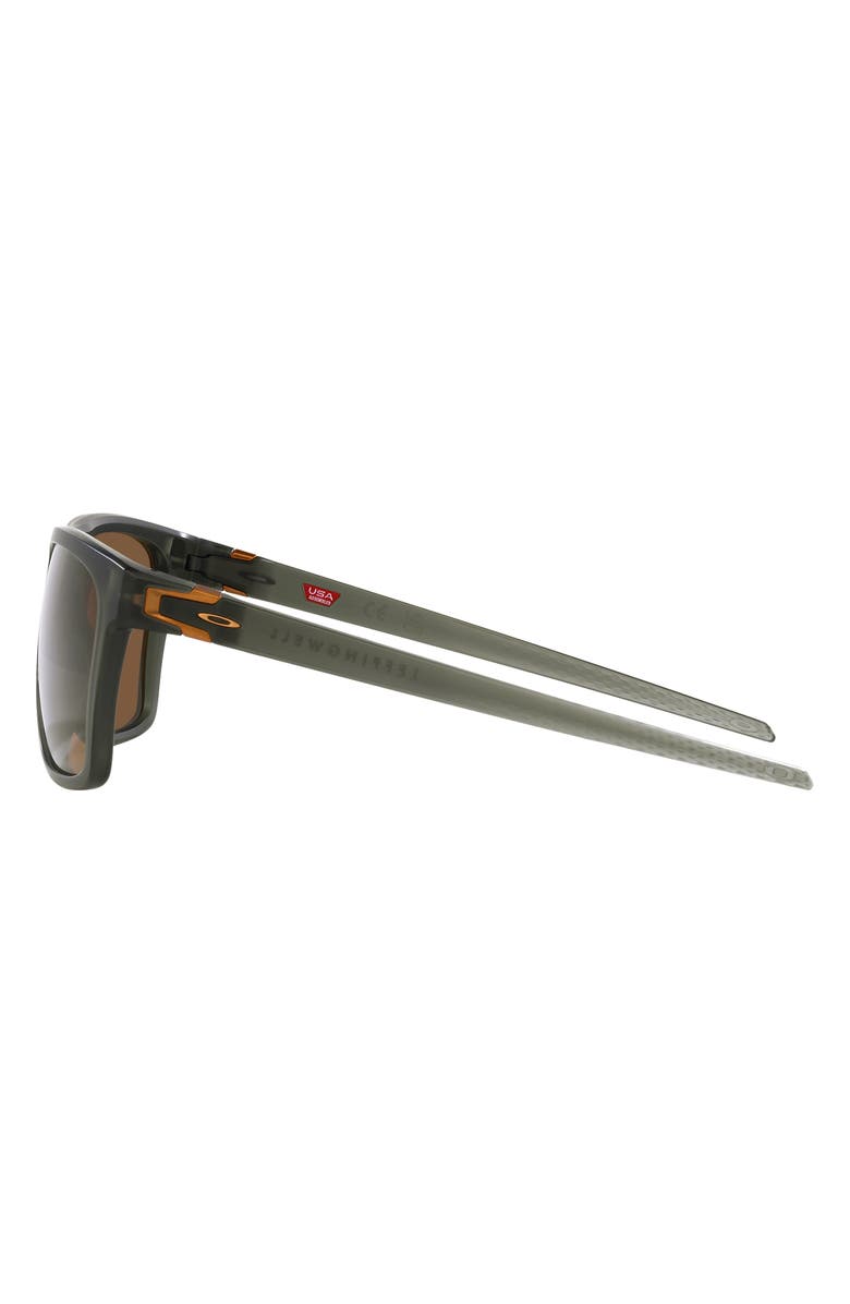 Oakley Leffingwell 57mm Prizm<sup>™</sup> Rectangular Sunglasses, Alternate, color, 