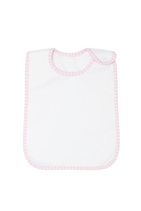 Gingham Feeding Bib