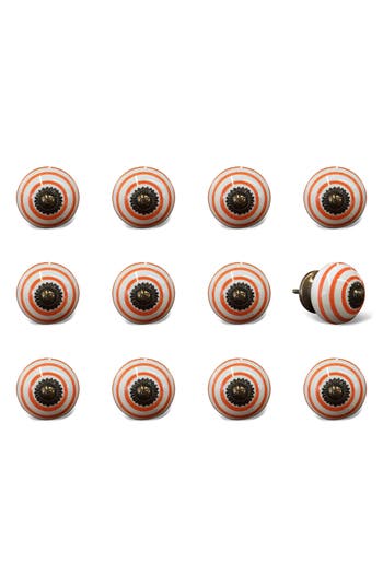 Kinetic 12-pack Knobs In Orange
