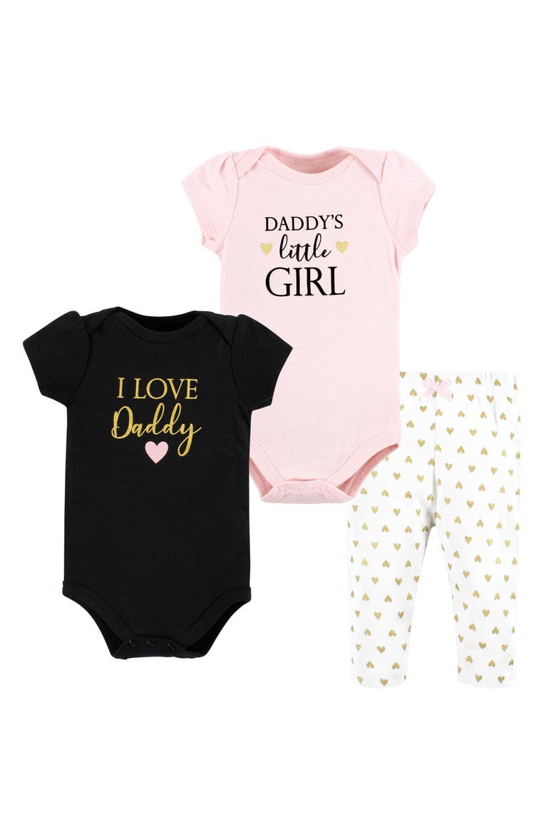 2 Bodysuits And Pant (baby), Main, color, Girl Daddy