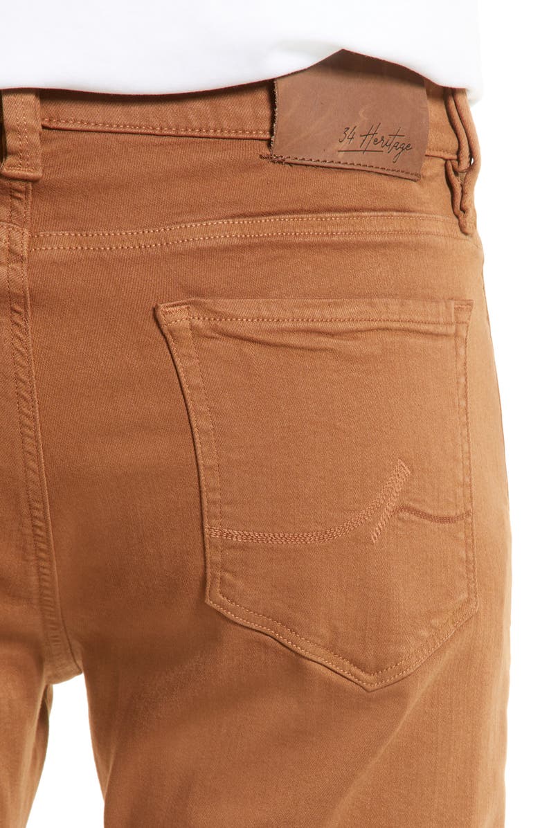 34 Heritage Courage Slim Straight Jeans, Alternate, color, Toffee Comfort