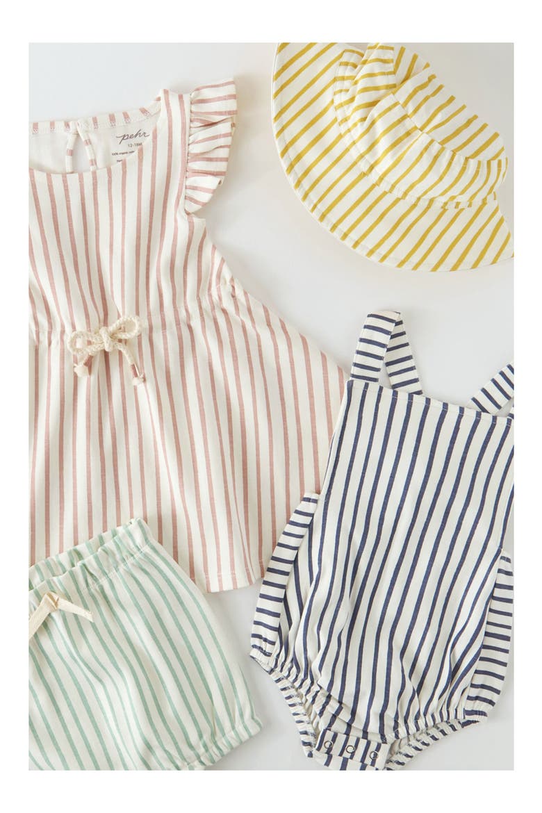 Stripes Away Bubble Shorts, Alternate, color, INK BLUE