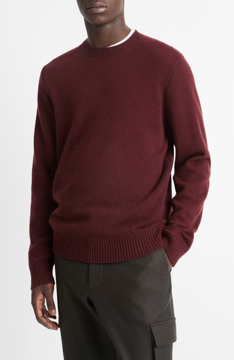 Nordstrom Men's sold Shop NWT Burgundy Russet Crew Neck Sweater 3XL