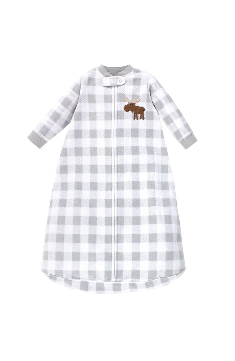 Hudson Baby Long-Sleeve Fleece Sleeping Bag, Alternate, color, Woodland