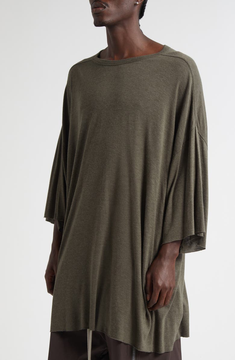 Rick Owens Tommy Oversize T-Shirt, Alternate, color, Bosco
