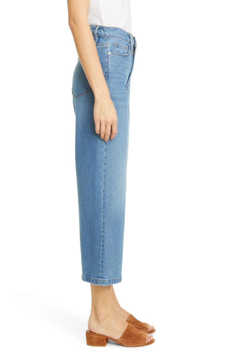 FRAME Ali High Waist Crop Wide Leg Jeans, Alternate, color,