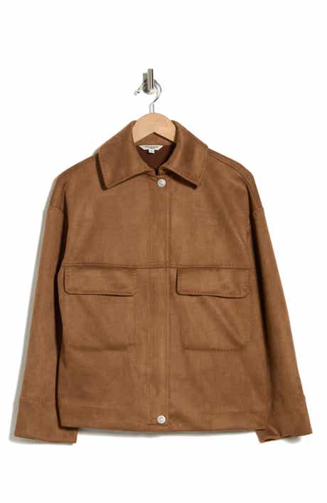 MAX STUDIO Faux Suede Jacket