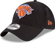 New Era Men's New Era Black New York Knicks Team 2.0 9TWENTY Adjustable Hat