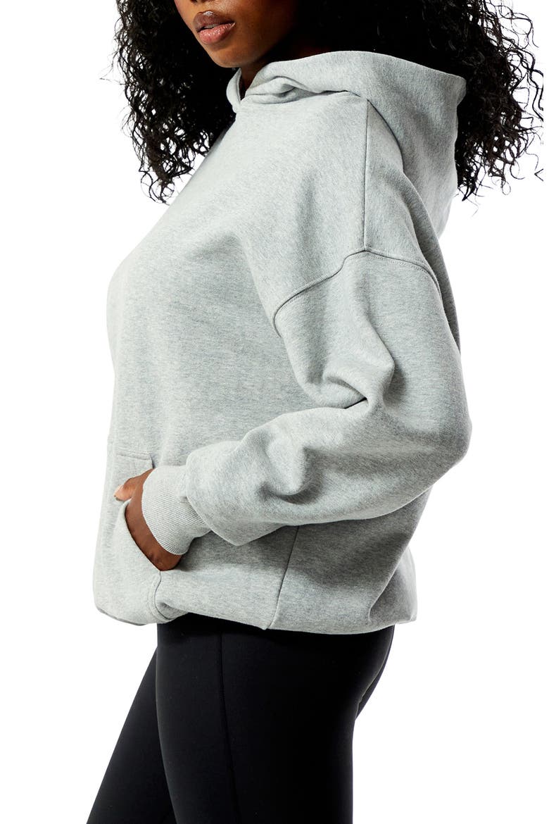 Core Fleece Hoodie, Alternate, color, HEATHER GREY