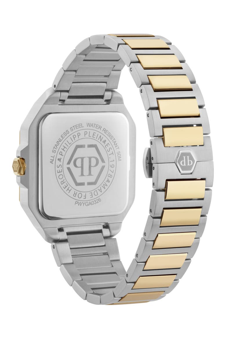 Edge Two-Tone Bracelet Watch, 42mm, Alternate, color, TWO TONE