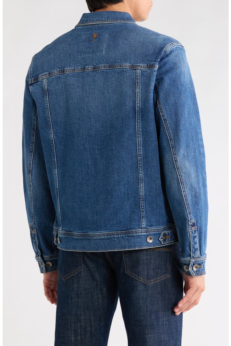 Indigo Palms Trucker Jacket, Alternate, color, MED COASTAL