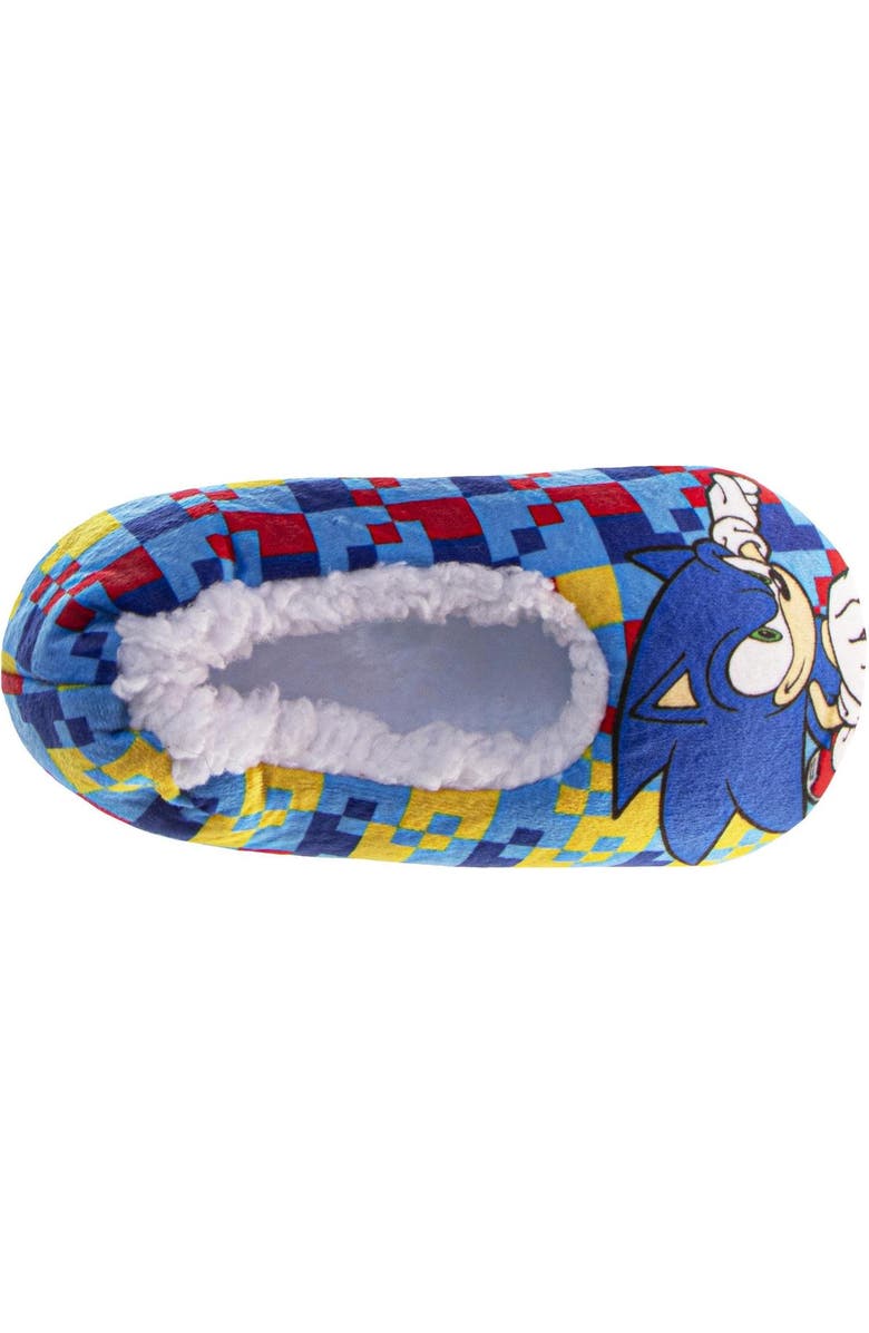 SEGA Sonic The Hedgehog Slippers, Alternate, color, Blue
