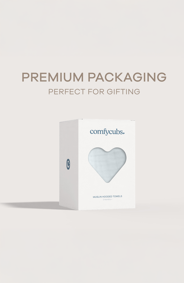 Comfy Cubs Baby Hooded Towels - Pack of 1, Alternate, color, White