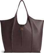 Sam Edelman Sylvia Whipstitched Leather Tote Bag