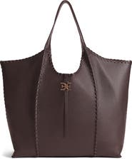 Sam Edelman Sylvia Whipstitched Leather Tote Bag