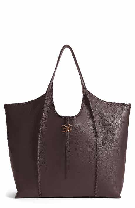 Sam Edelman Sylvia Whipstitched Leather Tote Bag