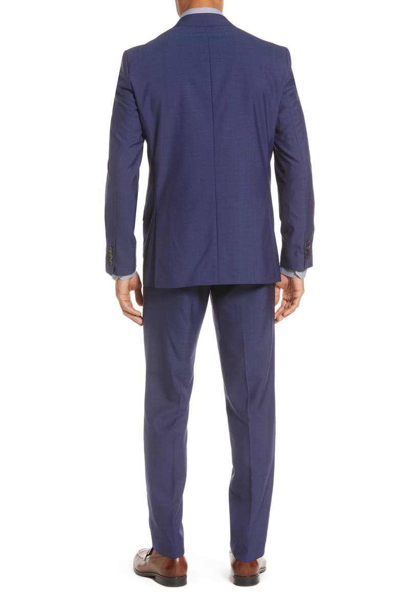 Jay Trim Fit Suit, Alternate, color, BLUE